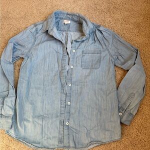 Cat & Jack Light Blue Casual Button Down Shirt